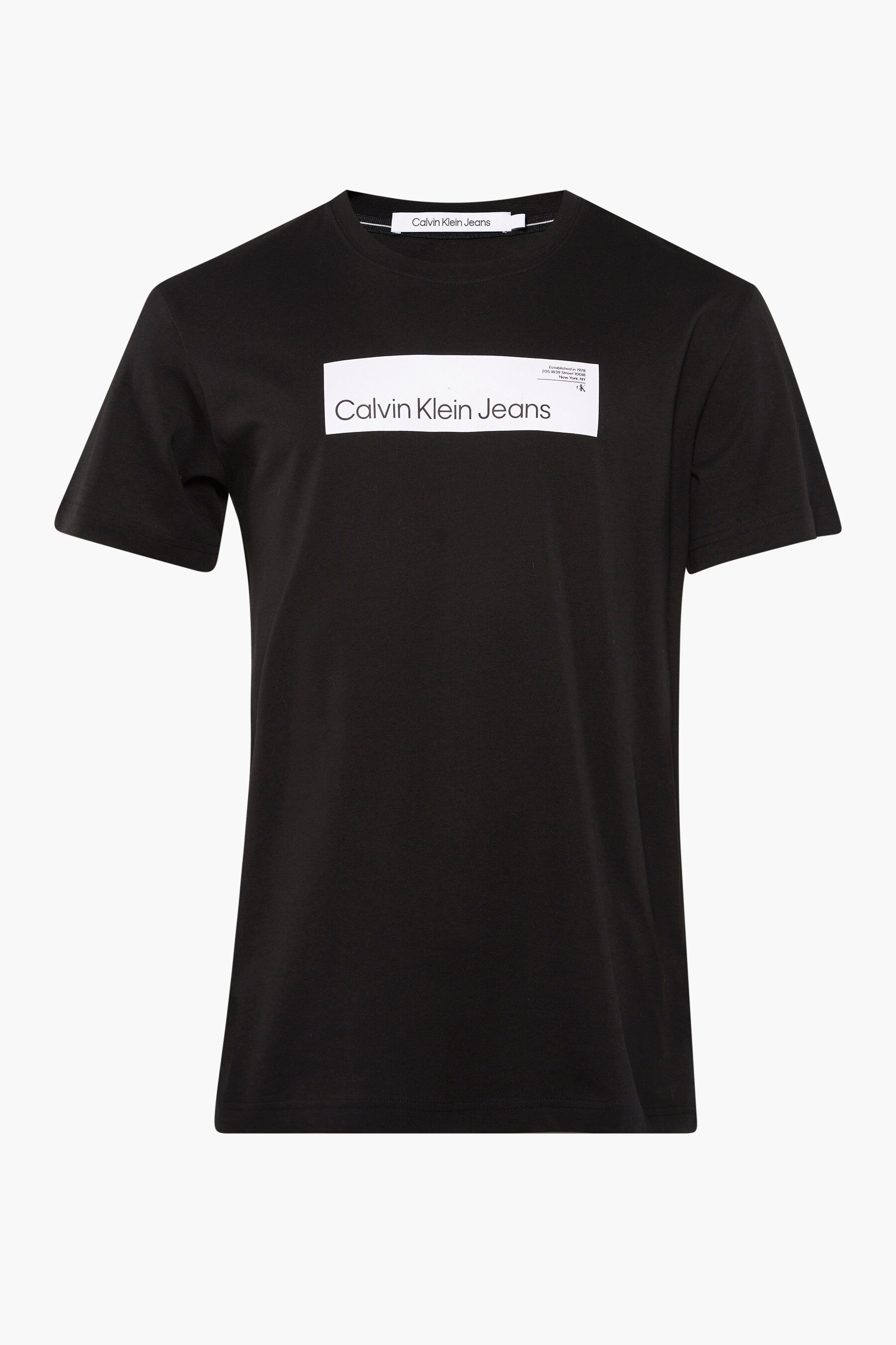 T shirt korte mouwen Zwart Calvin Klein J30J324018 BEH CK BLACK ZEB